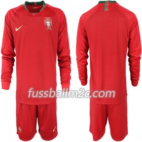 Fußballtrikots Portugal Kinder Heim Trikotsatz WM 2018 Langarm